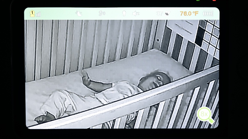 the night vision for the leapfrog resulted in the baby looking like...