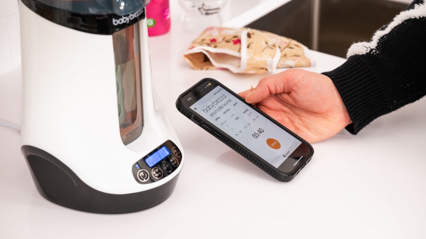 while the brezza app cannot turn the unit on or off, it can start it...