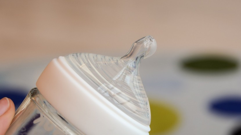 baby bottle - the nuk simply glass&#039;s nipple is flexible with multiple holes and an...