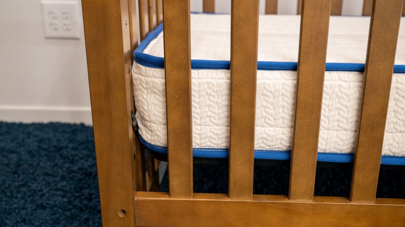 my green mattress emily natural - the emily natural fit in our smallest test crib with enough space to...