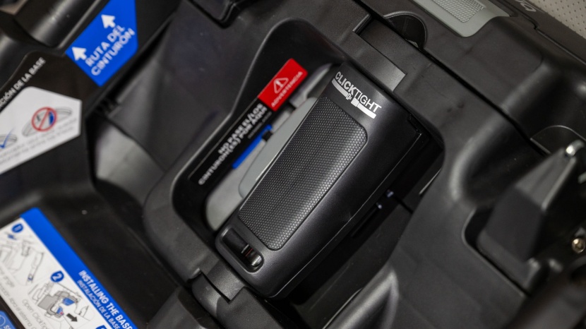 britax willow s - the clicktight lock-off on the britax works well to secure the base...