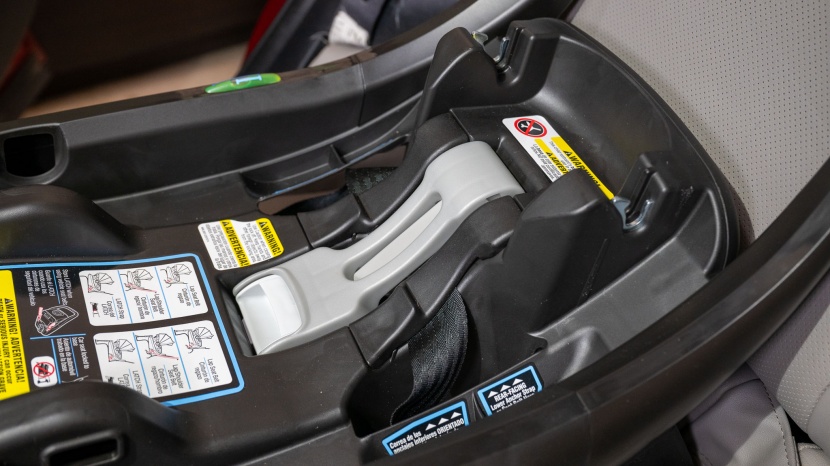 graco premier snugride snugfit 35 xt - the latch strap on the premier utilizes the lock-off to help secure...