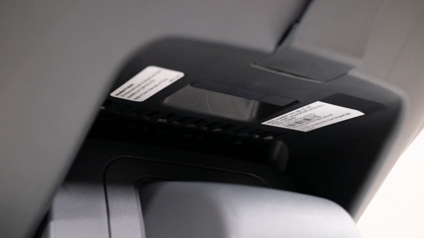 uppababy aria - the button to release the carrier from the base is deep under the...