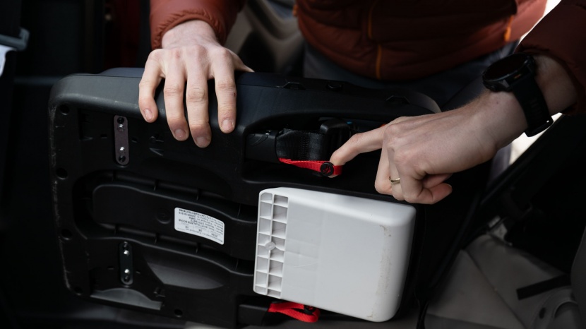 releasing the latch connectors on the shyft is easy with the pull of...