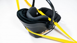 The European belt path on the Aria is obvious, and the shoulder belt...