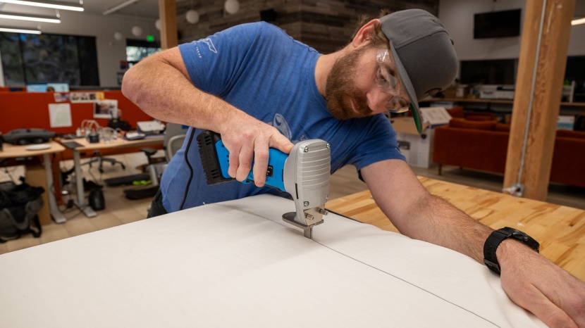 each mattress was cut open during testing to see what was on the...