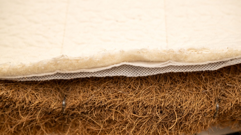 crib mattress - the emily uses coconut coir and woot batting to meet flammability...