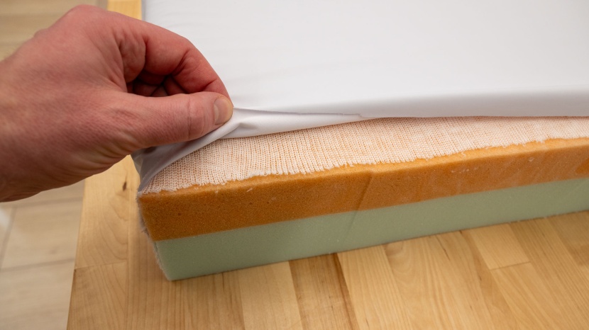 crib mattress - the moonlight includes a fire retardant &quot;sock&quot; over polyurethane...