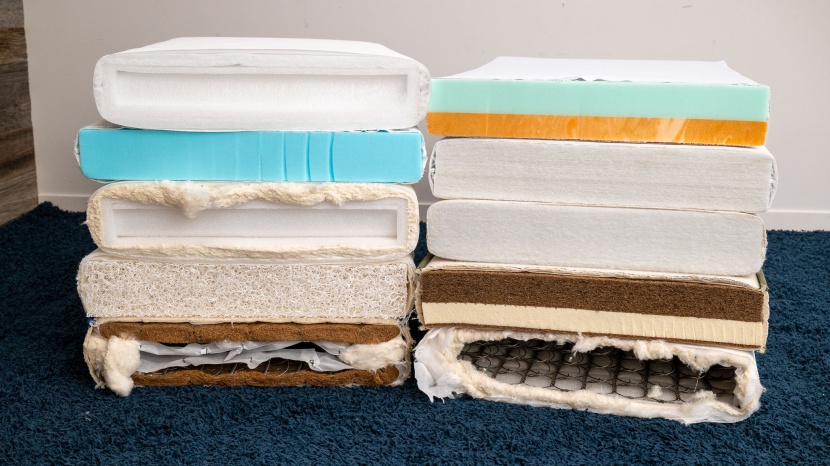 crib mattress - the crib mattresses we tested swing wildly from off-gassing foam to...