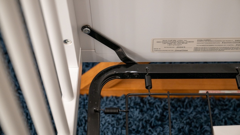 storkcraft equinox 3-in-1 - the equinox platform can be adjust using the included allen wrench.