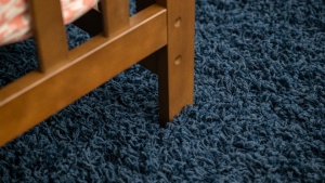 The feet on the Colby are straight down to limit tripping hazards of...