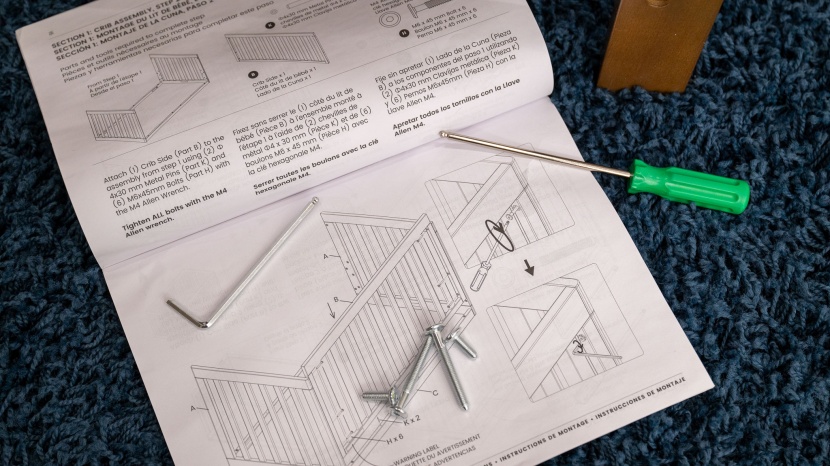 baby crib - some manuals are easier than others to use, with varying levels of...