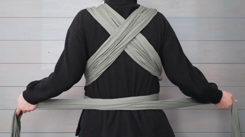 baby carrier - wraps like the solly can take a bit of time to learn how to tie...