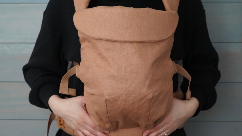 the wildbird has a soft and wide seating area with a pleated design...