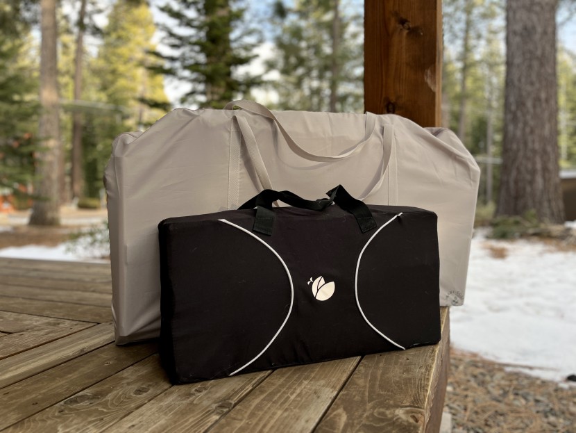 bassinet - the lotus and iora are both portable bassinets, but the lotus folds...