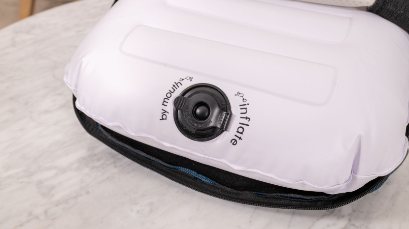 the hiccapop inflatable cushion reminded at least one tester of...