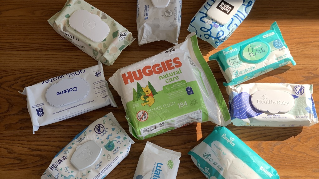 baby wipes - a look at the lineup of baby wipes we tested. we put each one...