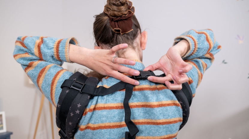 tula free-to-grow - we didn't have trouble connecting the tule clip, but it is something...