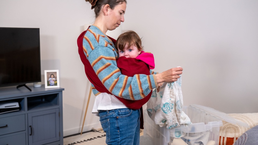 nalakai ring sling - most little ones enjoy the womb-like closeness of the nalakia.