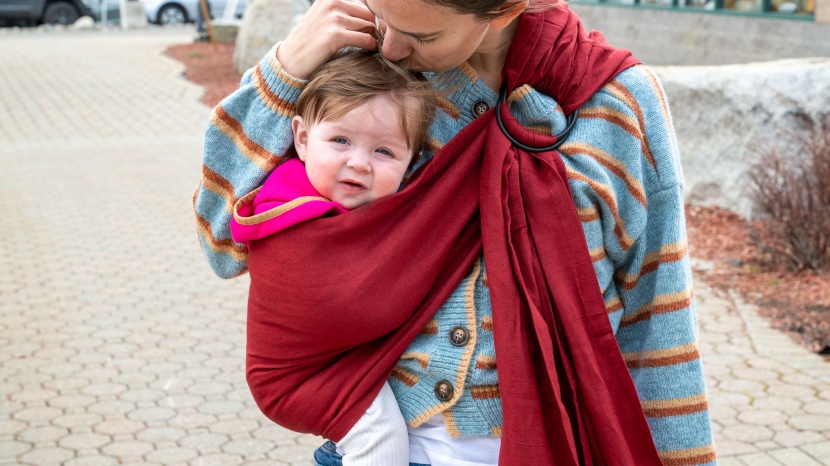baby carrier - the nalaki sling offers a comfortable fit for little ones with no...