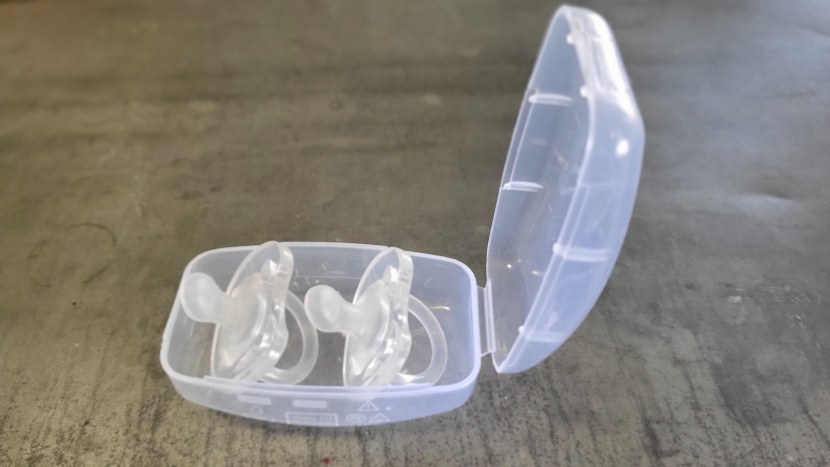 pacifier - the chicco physioforma soft comes with a convenient sanitizing case.