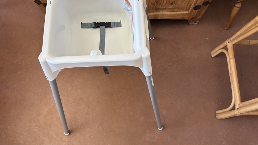 the footprint of the ikea antilop was relatively small, and it was...