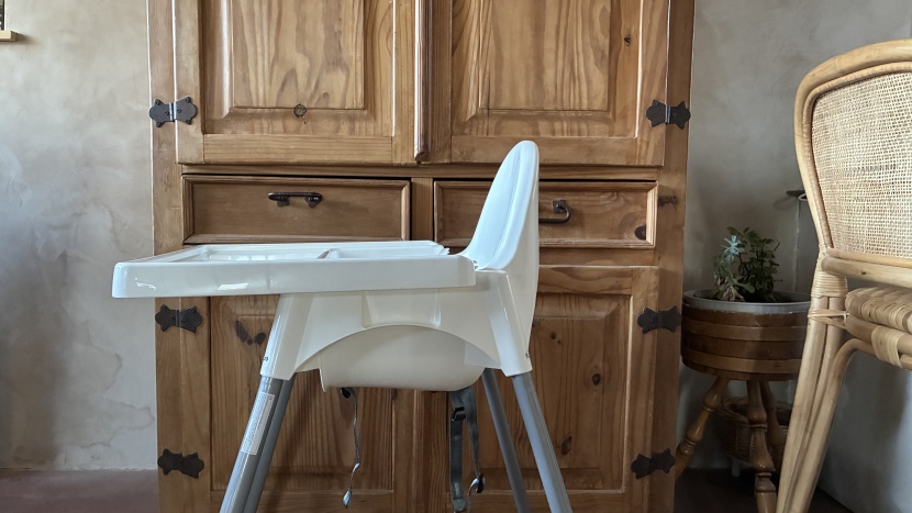 ikea antilop - the curve of the chair is almost 90 degrees, which is not the best...