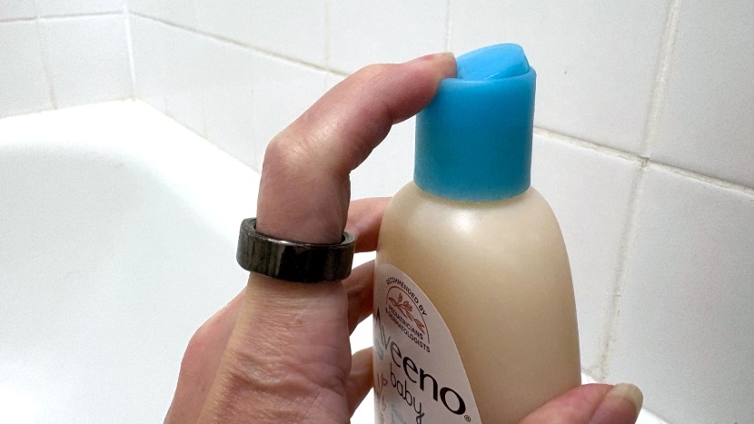 baby shampoo - while the aveeno newborn wash is thicker for easier washing, the...