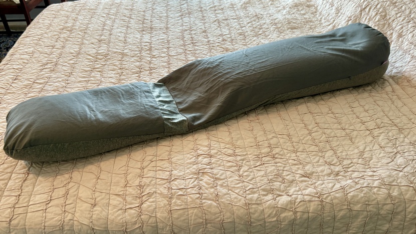 pregnancy pillow - the frida adjustable has a slight smell that is obvious the closer...