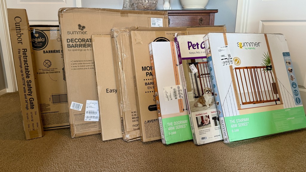 baby gate - the gates we purchased and installed for our comprehensive baby...