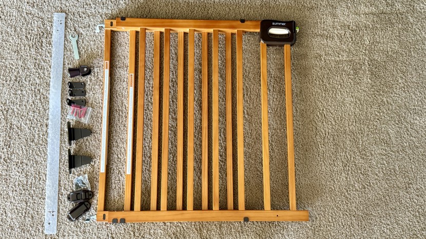 baby gate - the assembly and installation of the summer deluxe gate takes longer...