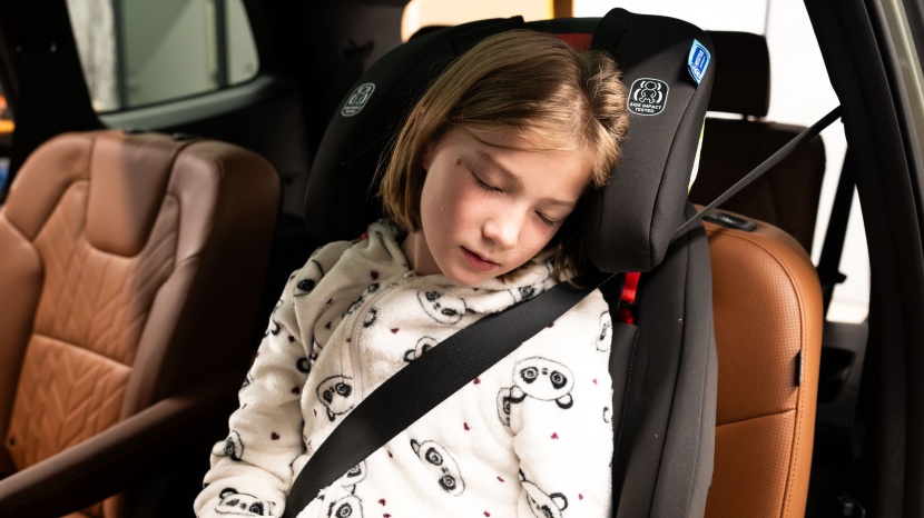 graco tranzitions 3-in-1 - the tranzition's headrest is somewhat pushed forward and requires...