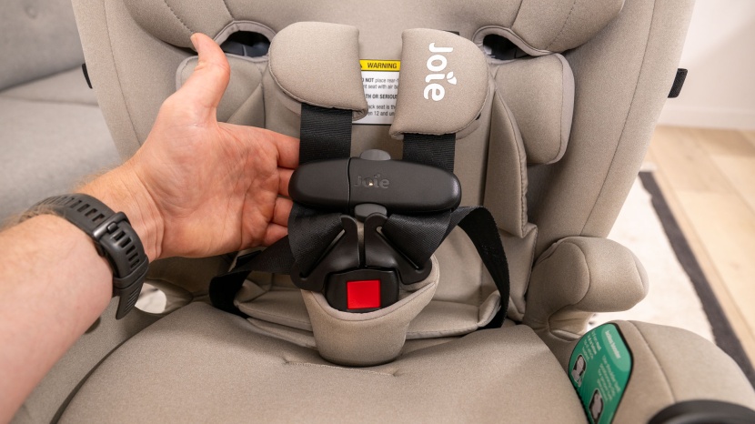 convertible car seat - the joie saffron has a unique magnetic chest clip that helps it...