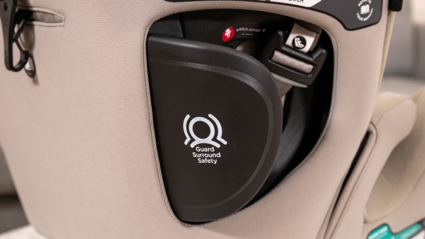 convertible car seat - the joie saffron has pop-out impact absorbers on the sides of the...