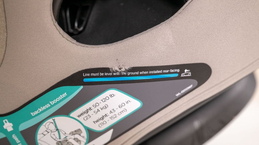 joie saffron si - the saffron&#039;s level line indicator is not our favorite style of...