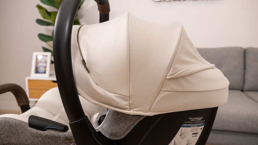 the juni's canopy extends further than most and includes a panel...