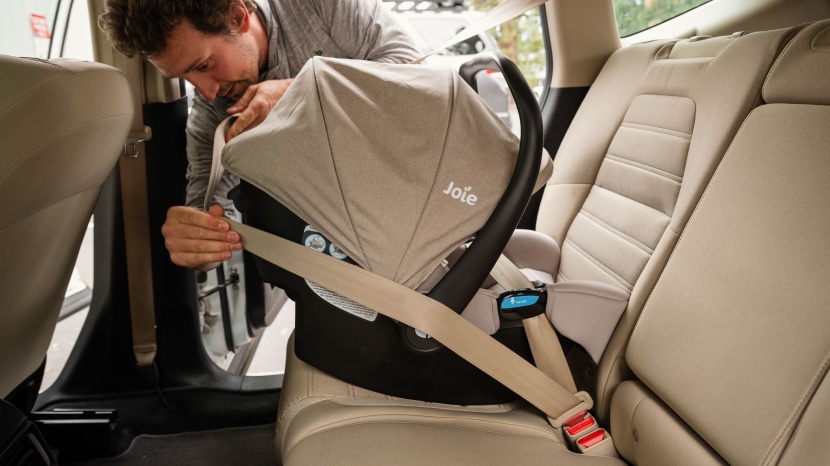 joie rue - the joie uses the european belt path, where the shoulder portion of...