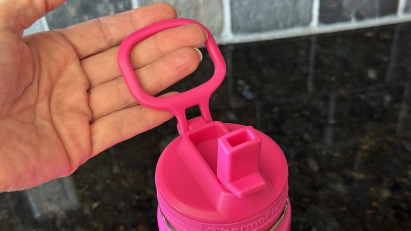 the thermoflask kids straw lid is an impressive bottle but would...