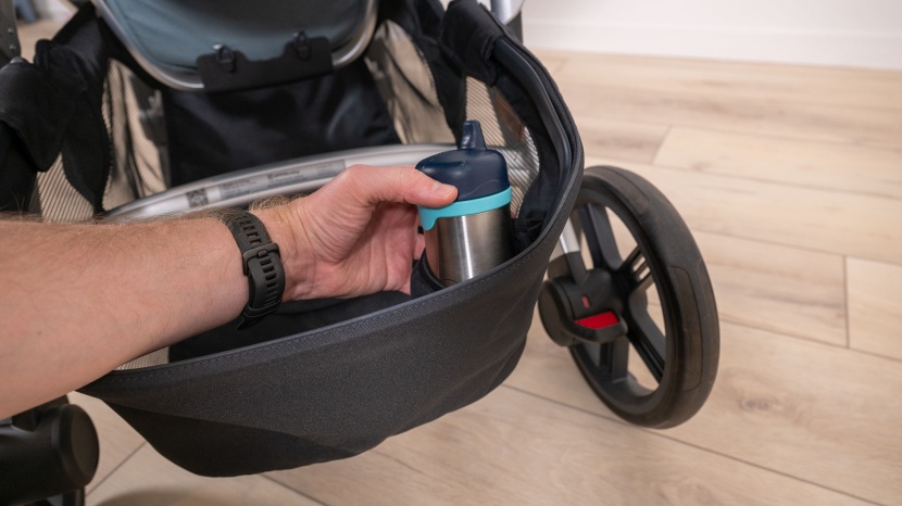 the convenient child-sized cup holder will be appreciated to prevent...