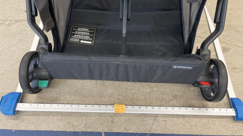 the width of the stroller allows for a roomy bin, but design and...