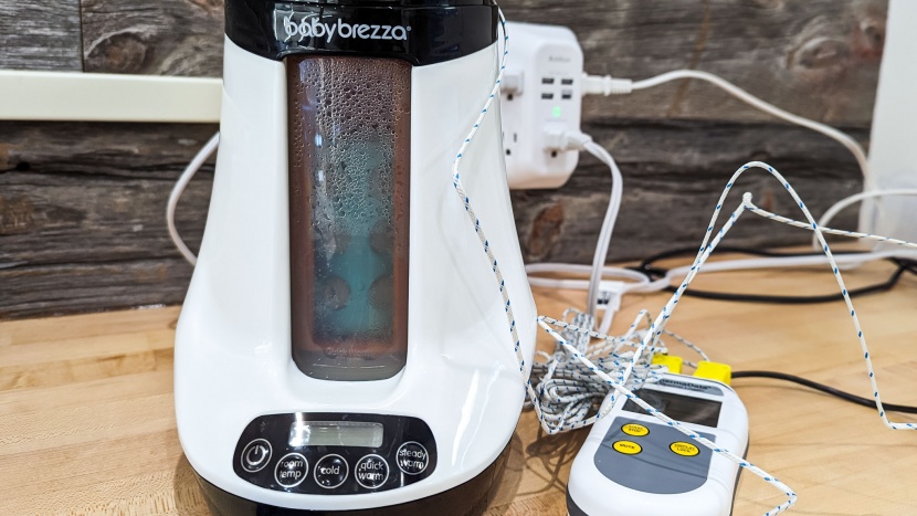 baby brezza safe and smart - during brezza testing, we monitored the internal content...