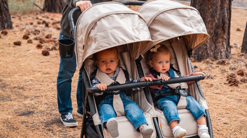 zoe twin v2 - if you are using an infant car seat, the bumper bar will not be able...