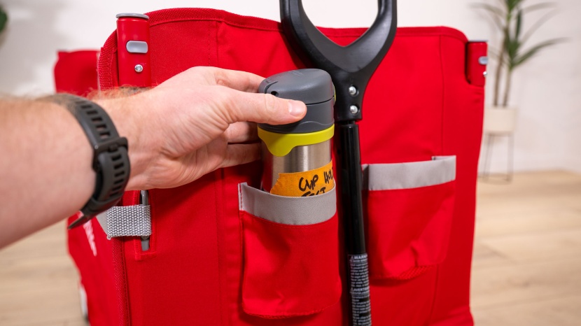 the radio flyer's cup holders are handy but limited, as not every...