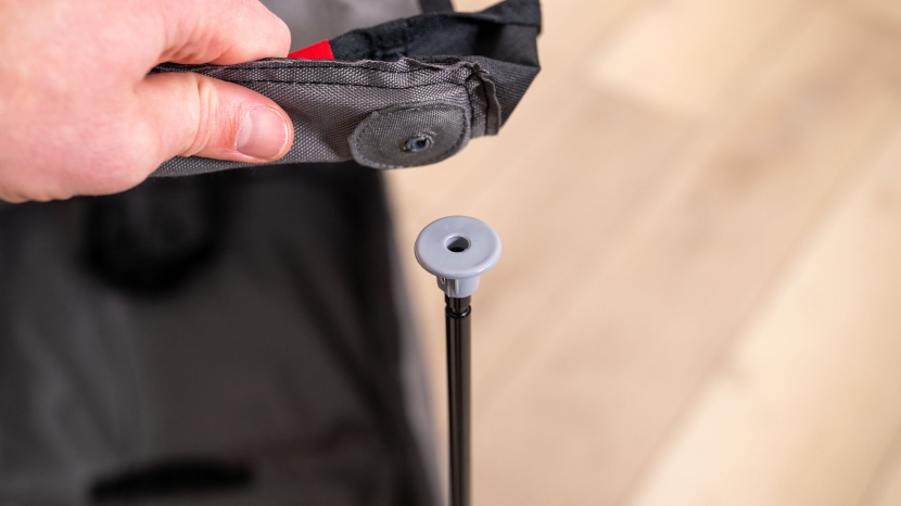 radio flyer city luxe stroll 'n wagon - the sunshade on the radio flyer city luxe unfolds and clicks onto...