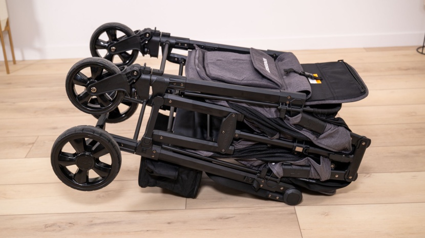 double stroller - the wonderfold is one of the heaviest double strollers in the group.