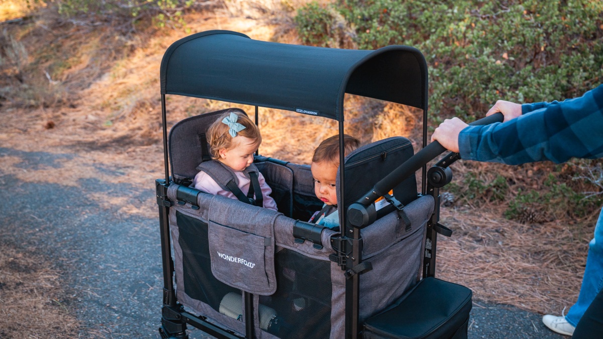 Wonderfold Elite Pro Stroller Wagon Review (The Wonderfold Elite Pro feels more premium than some wagons, with higher-quality materials and a solid build.)