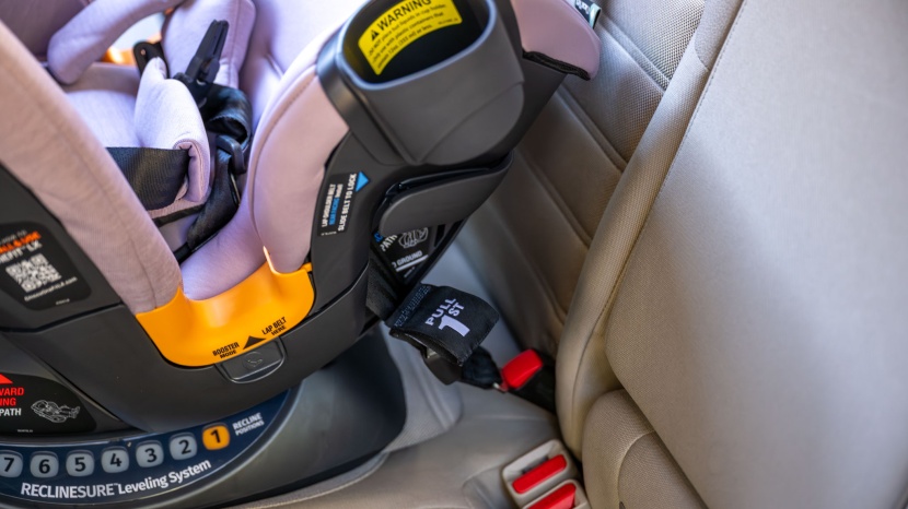 the latch straps on the onefit are clearly marked to help with the...