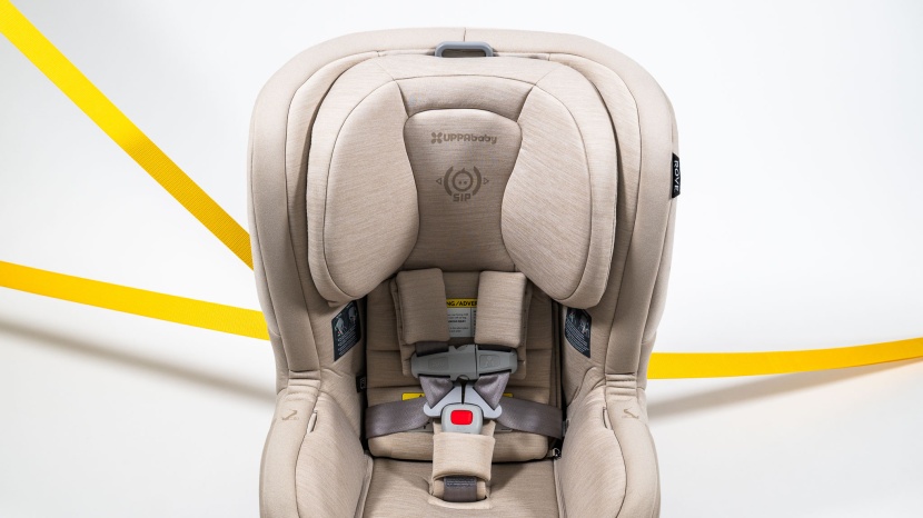 rove's forward-facing belt path travels behind the padding, which...