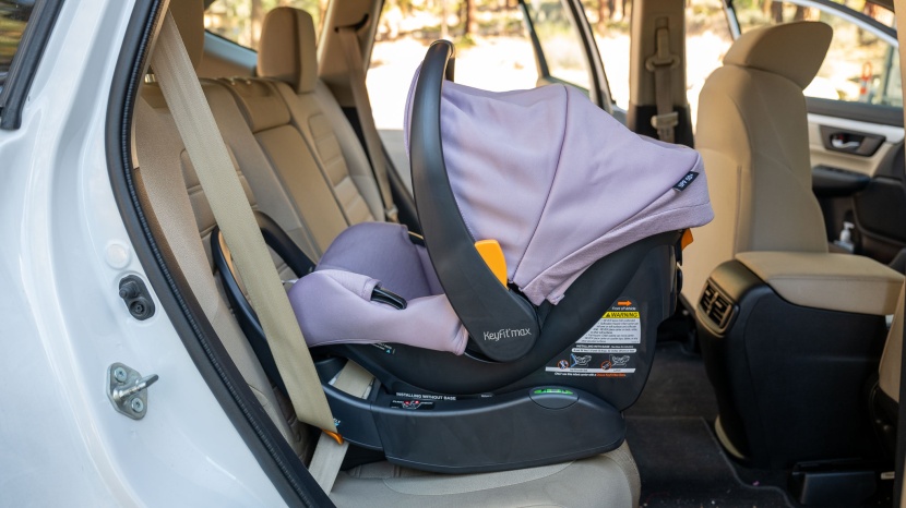 chicco keyfit max cleartex - installing the max with the vehicle belt is the hardest method for...