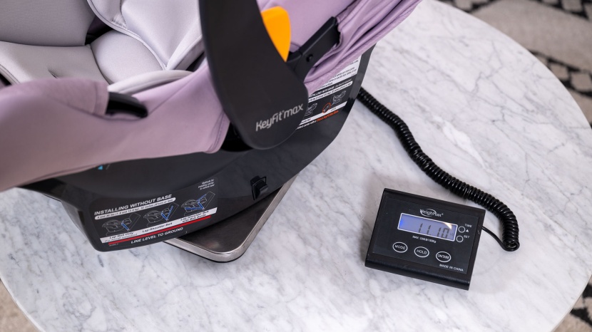 chicco keyfit max cleartex - the chicco is heavier than some might want to carry with a baby on...